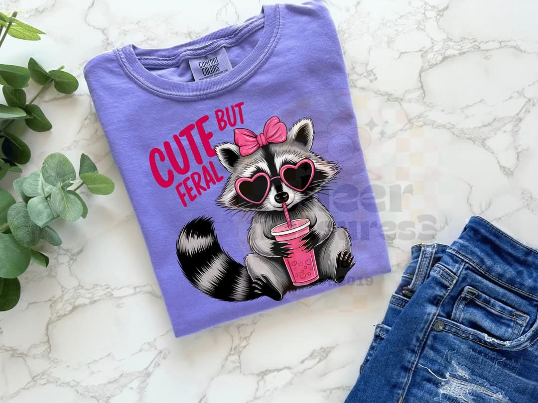Youth Summer Raccoon Shirts