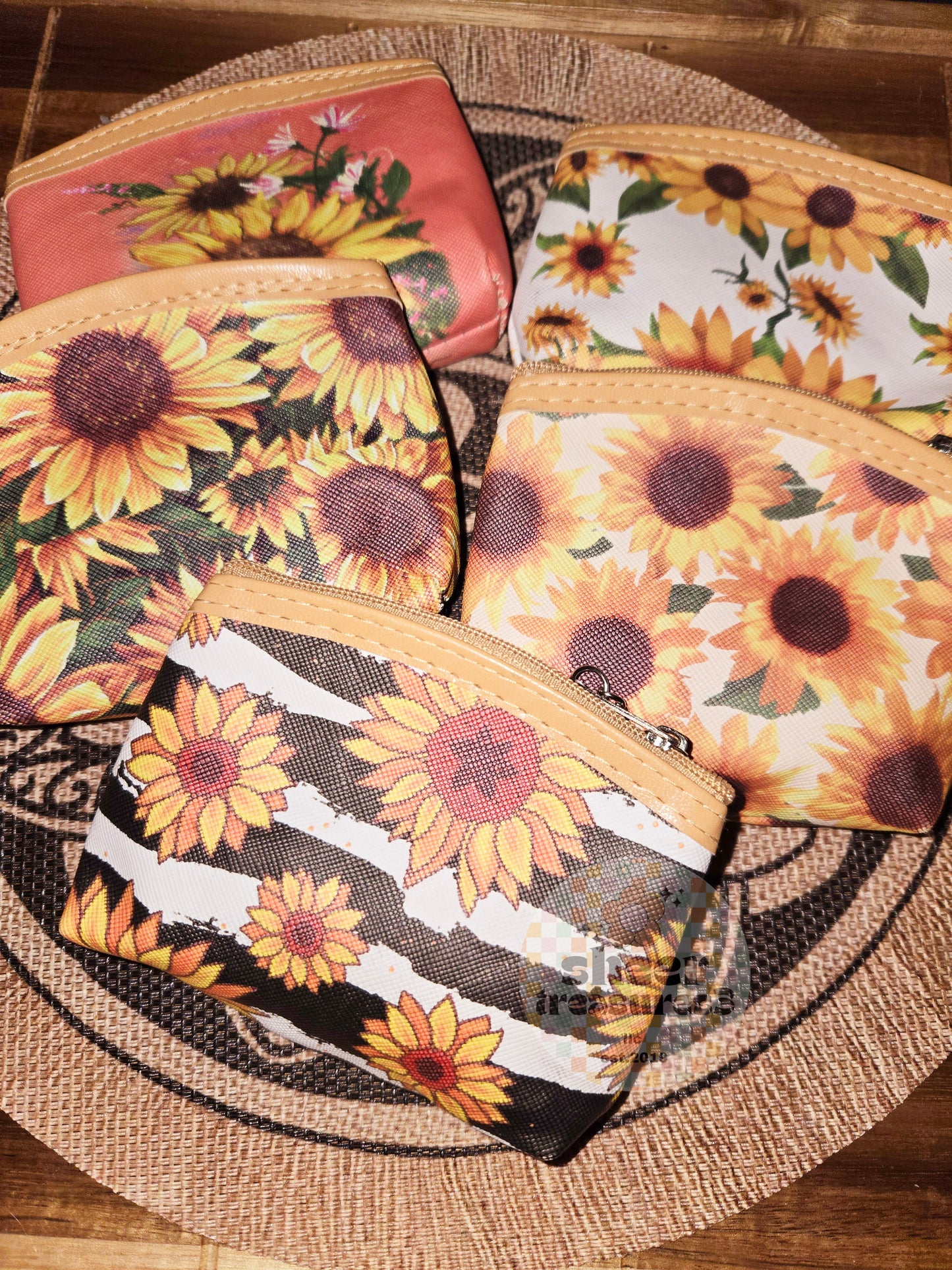 Sunflower Coin Bags
