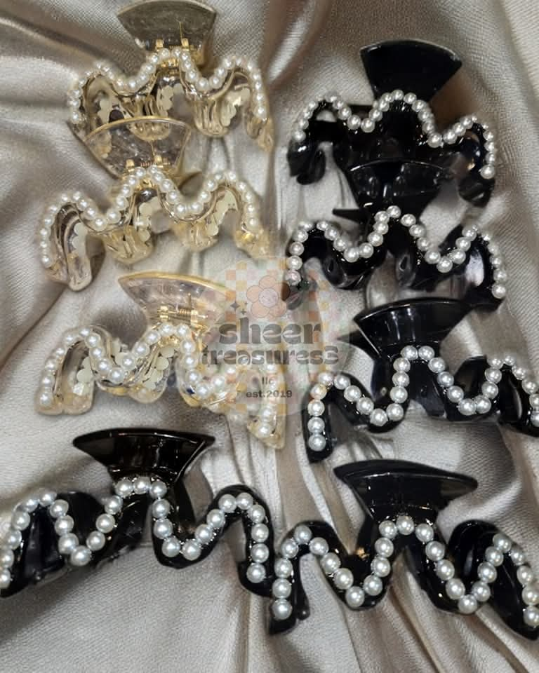 Pearl Claw Clips