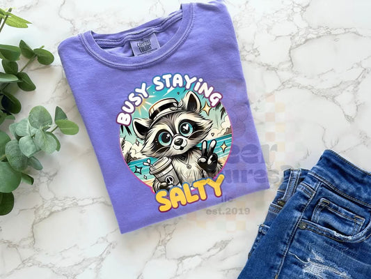 Youth Summer Raccoon Shirts