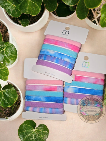 Pastel Tie Dye Hair Ties