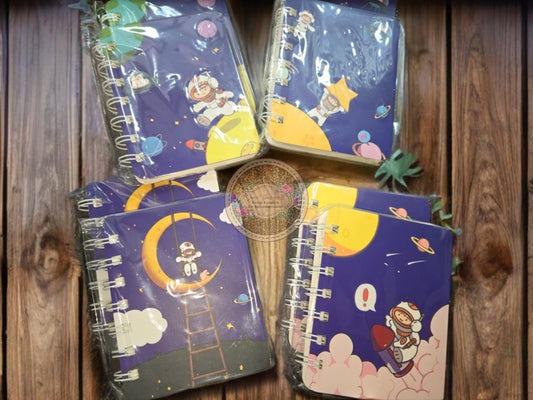 Space Moon Mini Notebooks