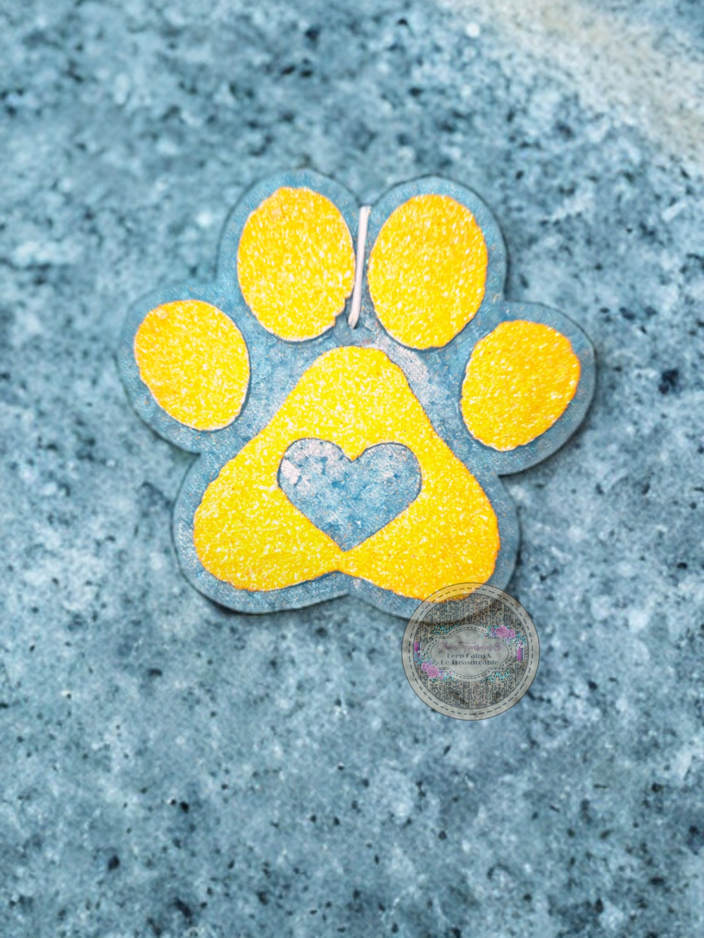 Furry Friend Paw Print Freshie