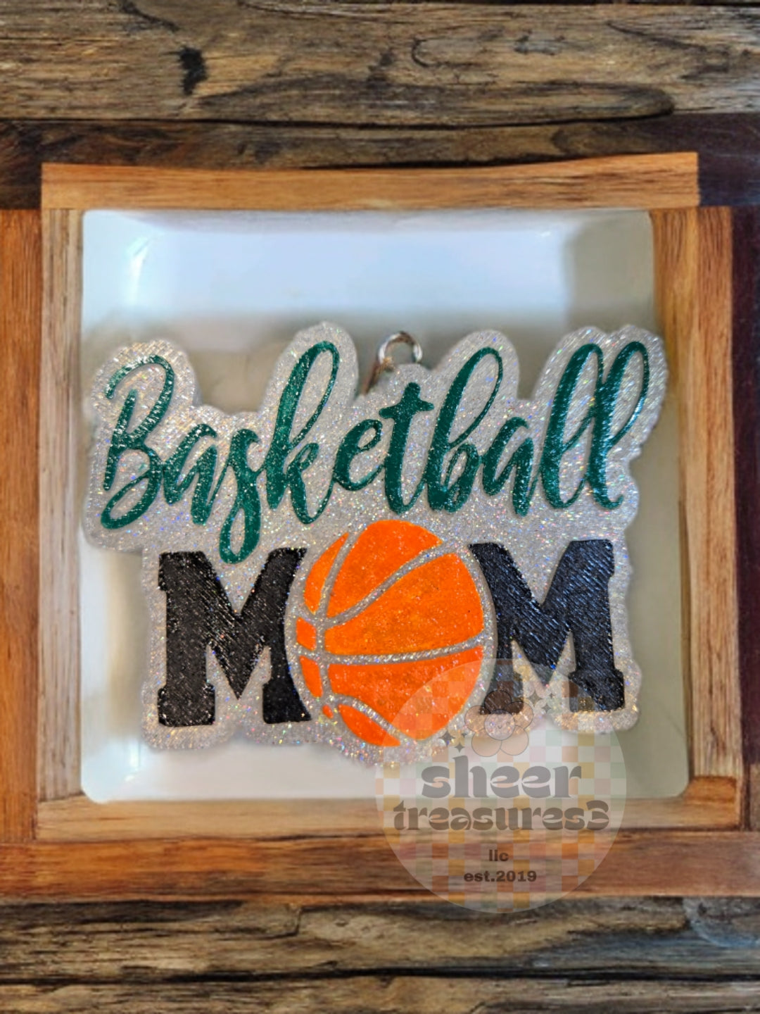 Beaded Basketball Mom Freshie