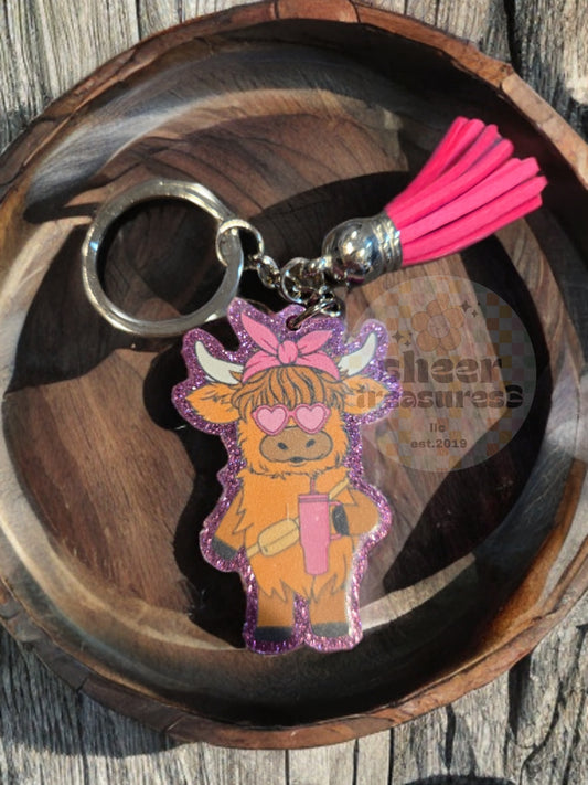 Higland Cow Keychains