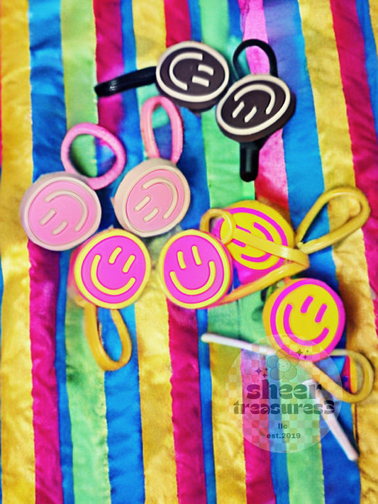 Smiley Straw Toppers