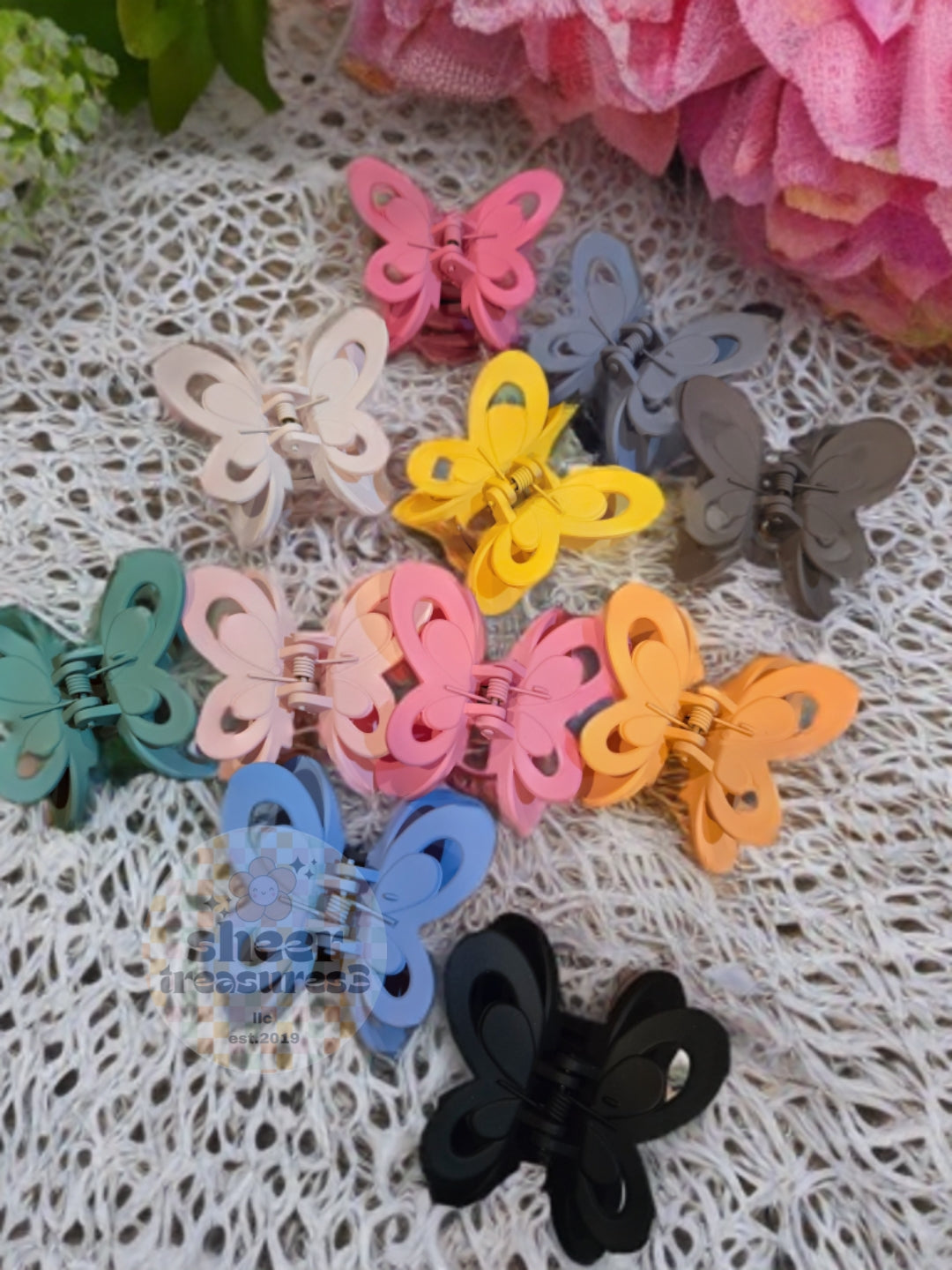 Butterfly Claw Clips