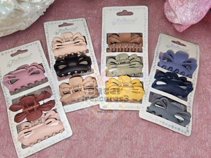 Three Piece Hair Clip Sets