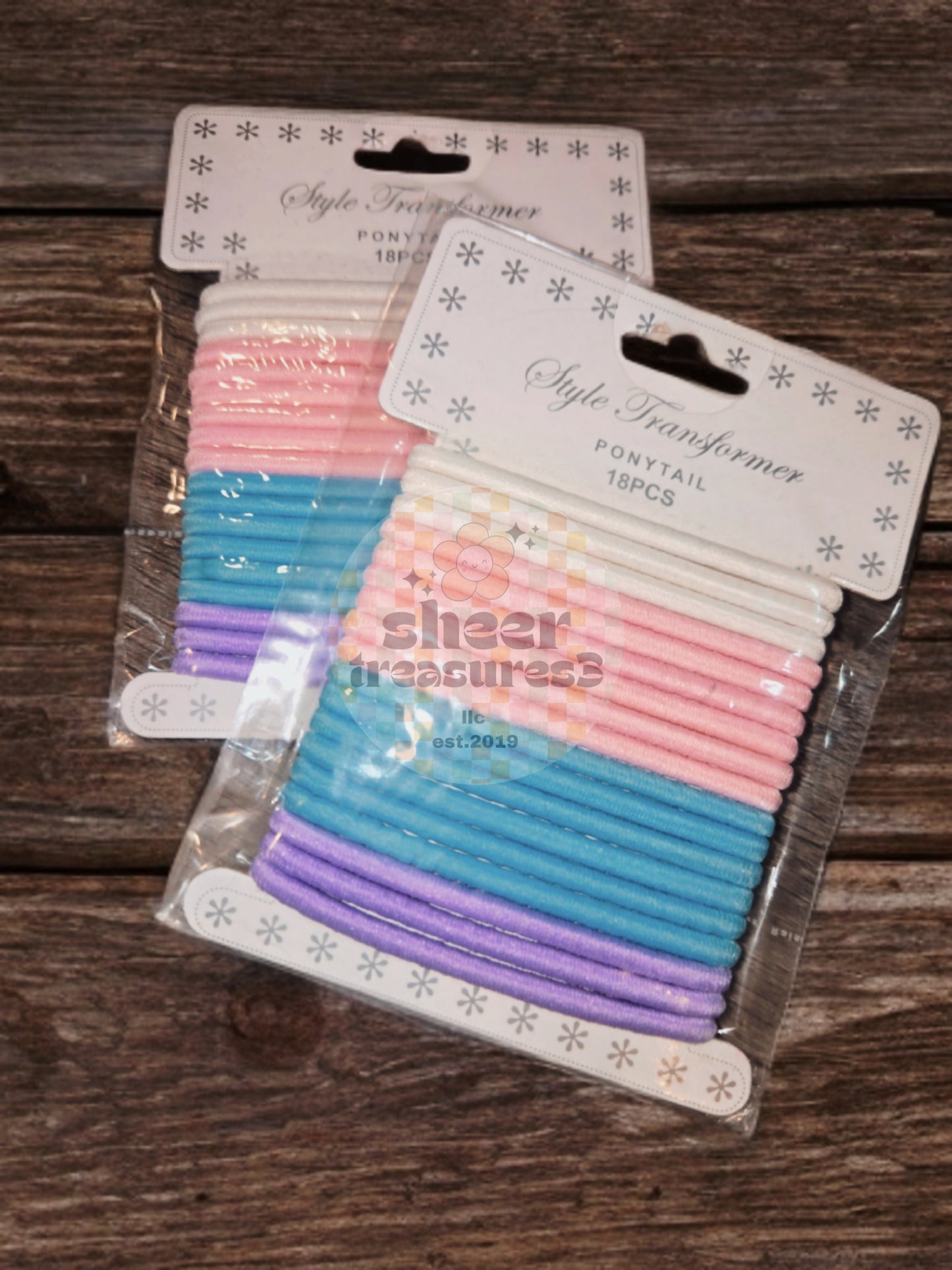 Pastel Tie Dye Hair Ties