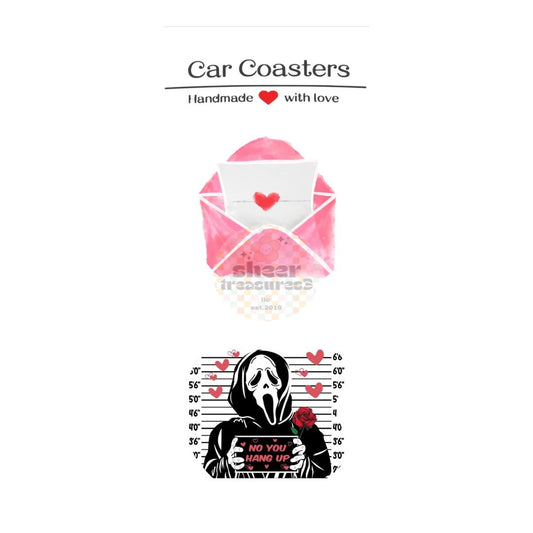 Valentine Car Coasters