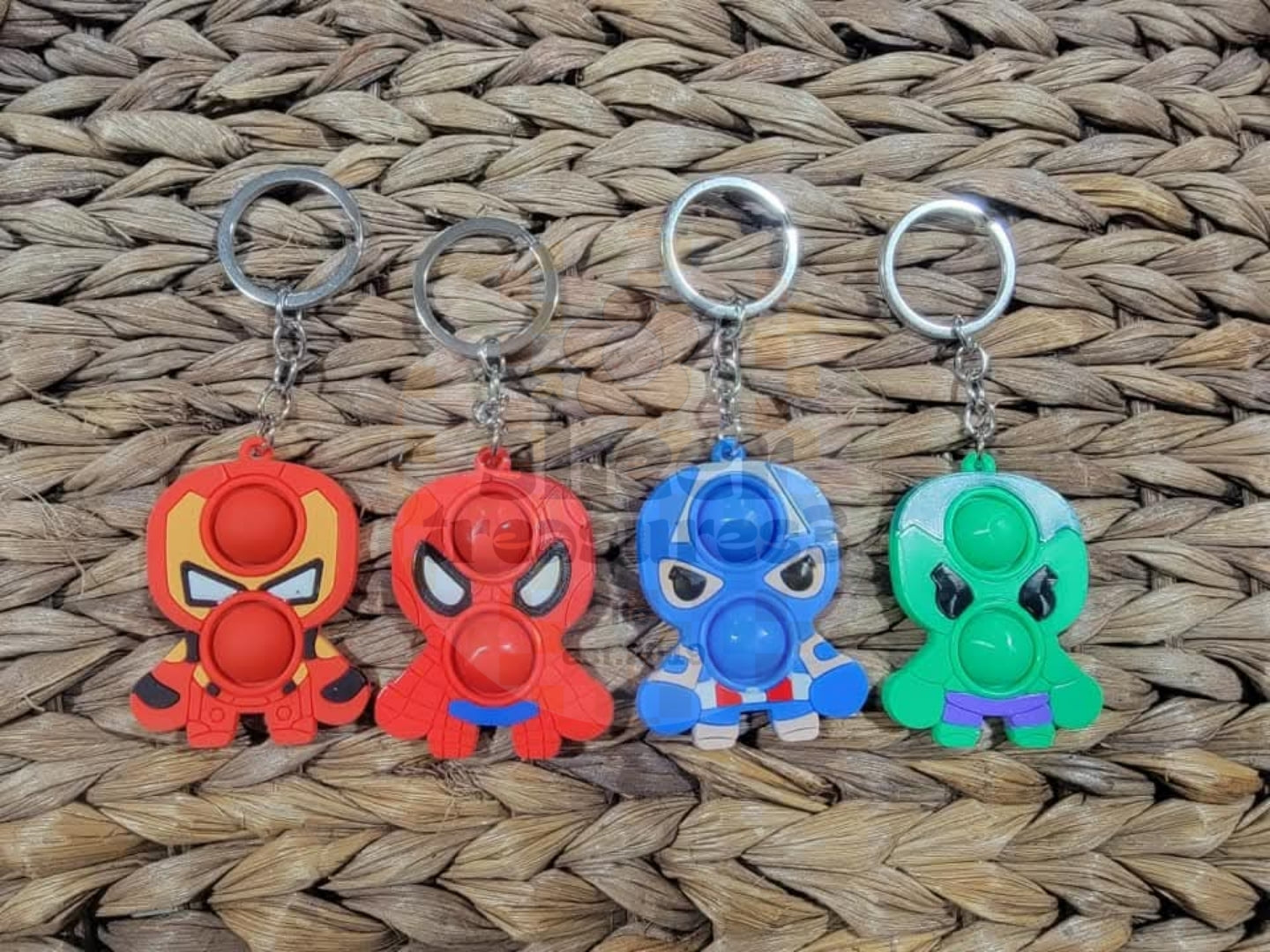 Popper Character Keychains