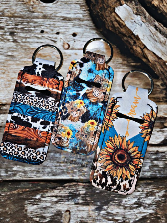 Western Lipbalm Keychain Holders