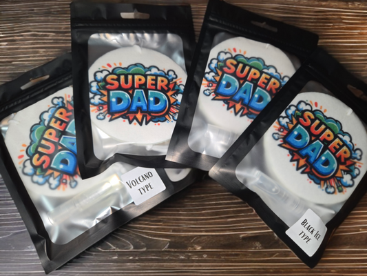 Super Dad Felt Car Freshies